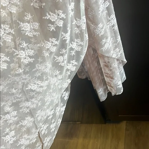 Free People mauve lace floral skirt - Picture 8 of 9